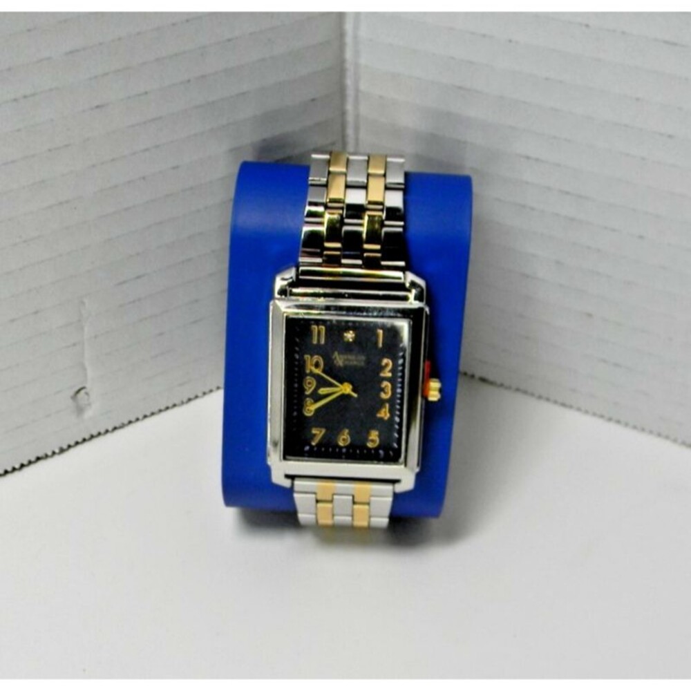 American Exchange Metal Band Men's Watch Quartz Movement NWOB